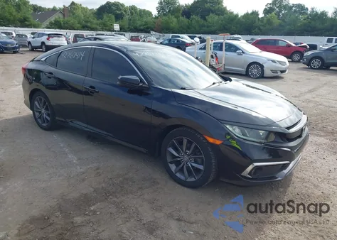 2019 Honda Civic Ex-L z USA, uszkodzony, nr VIN 19XFC1F72KE215191